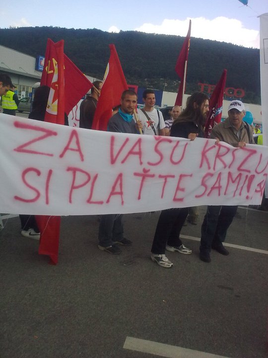 Žilina demonstrácia proti vláde